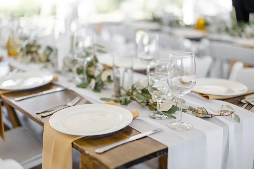 A large wedding venue with Aurora Cellars in Lake Leelanau, MI