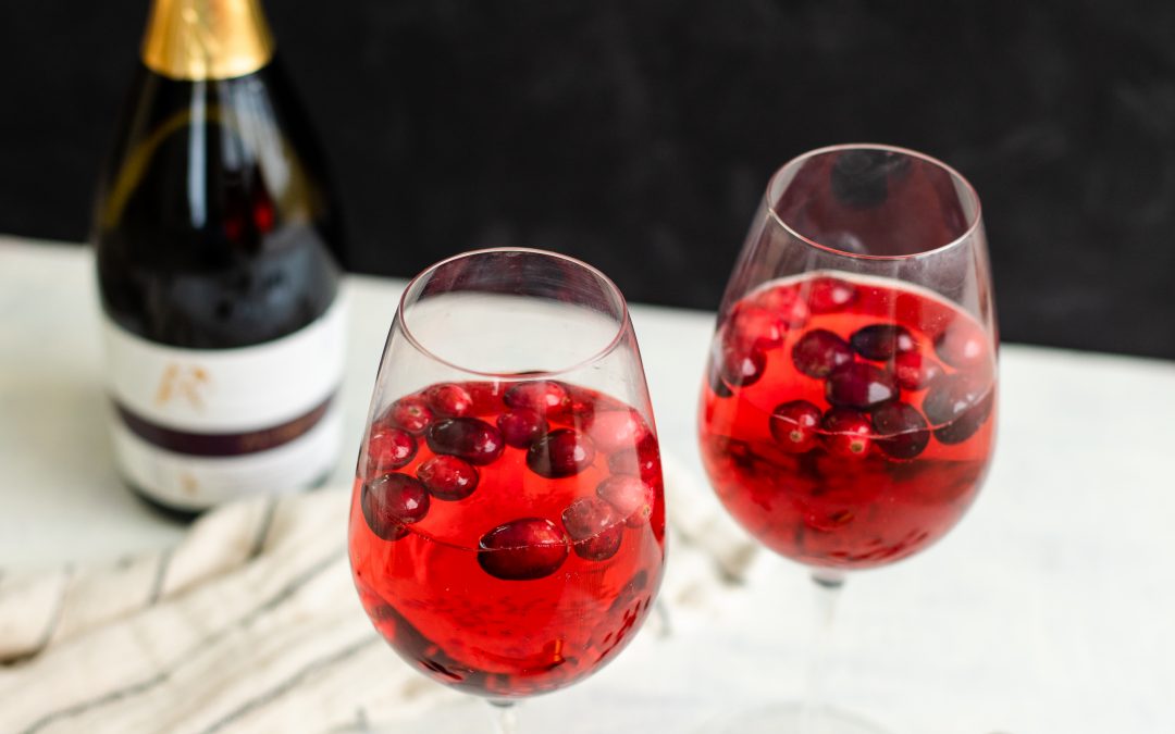 Holiday Sparkling Wine Cocktail: Cranberry Prosecco Punch