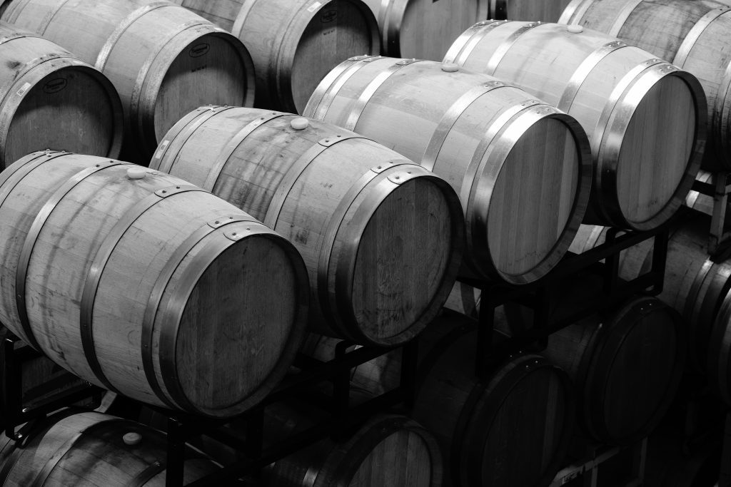 Aurora Cellars Wine Barrels